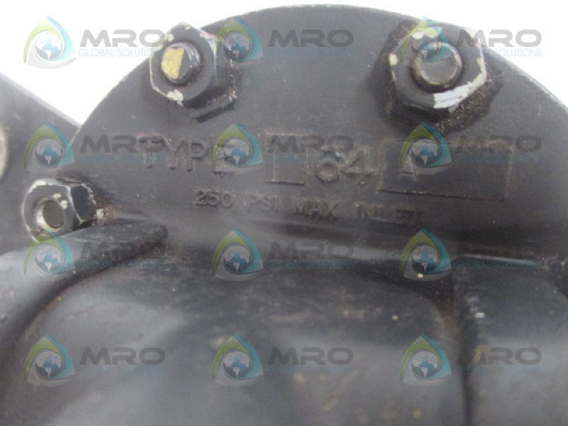 FISHER 164A REGULATOR 250PSI *USED*