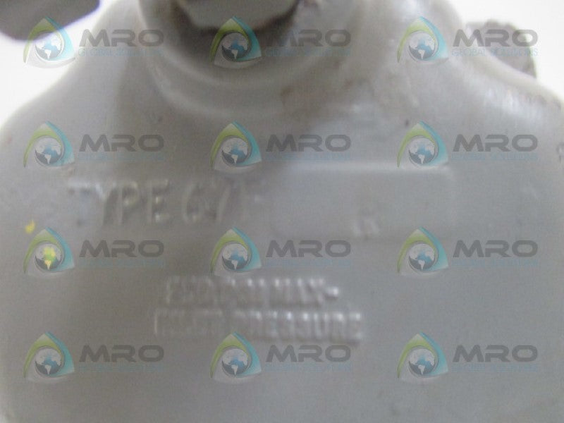 FISHER 67FR  REGULATOR *USED*