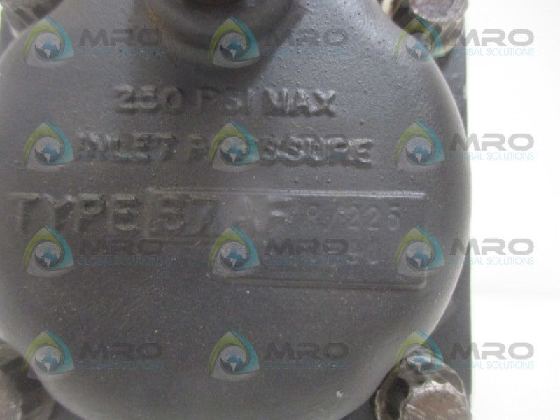 FISHER 67AFR/225 REGULATOR *USED*