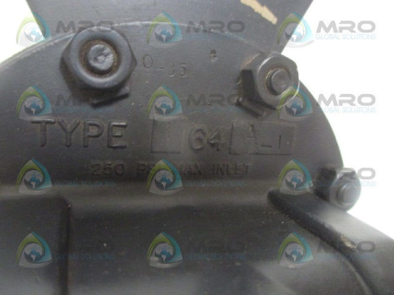 FISHER 164A1 REGULATOR 3-35PSI/0-35PSI *NEW NO BOX*