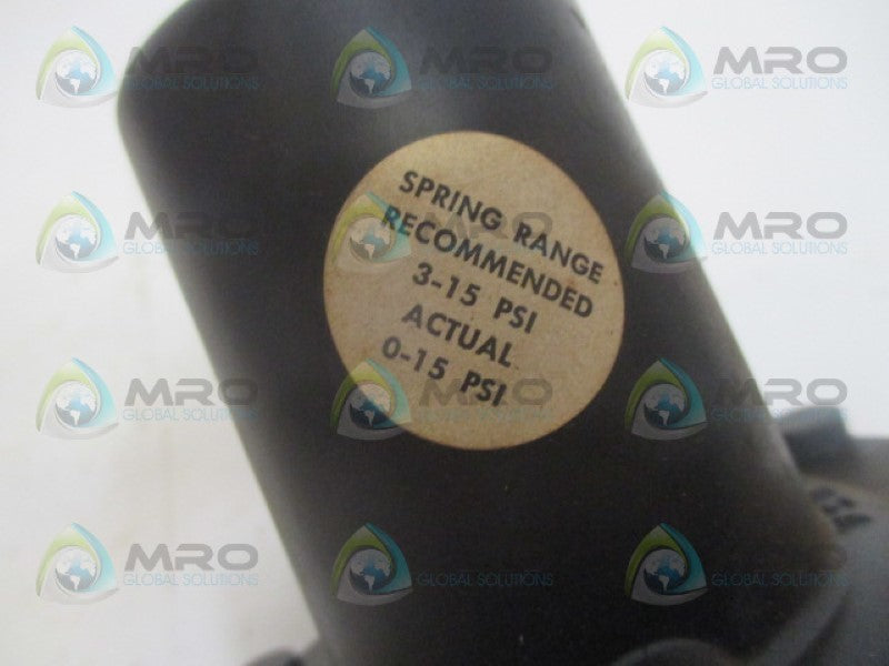 FISHER 164A17 REGULATOR 3-15PSI/0-15PSI *NEW NO BOX*