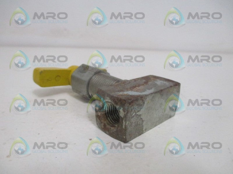 INDUSTRIAL MRO N1512 VALVE 1/4" *USED*