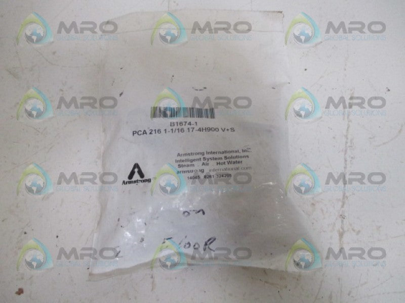 ARMSTRONG B1674-1 PCA216 1-1/16 17-4H900V+S *NEW IN FACTORY BAG*