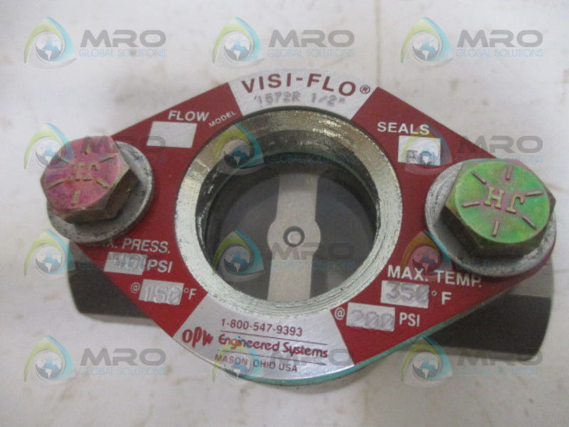 OPW ENGINEERED SYSTEMS VISI-FLO 1572R 1/2" INDICATOR  *NEW NO BOX*