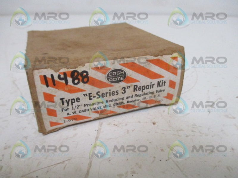 CASH AUTOMATIC VALVES ACME 11488 1/2" REPAIR KIT *NEW IN BOX*
