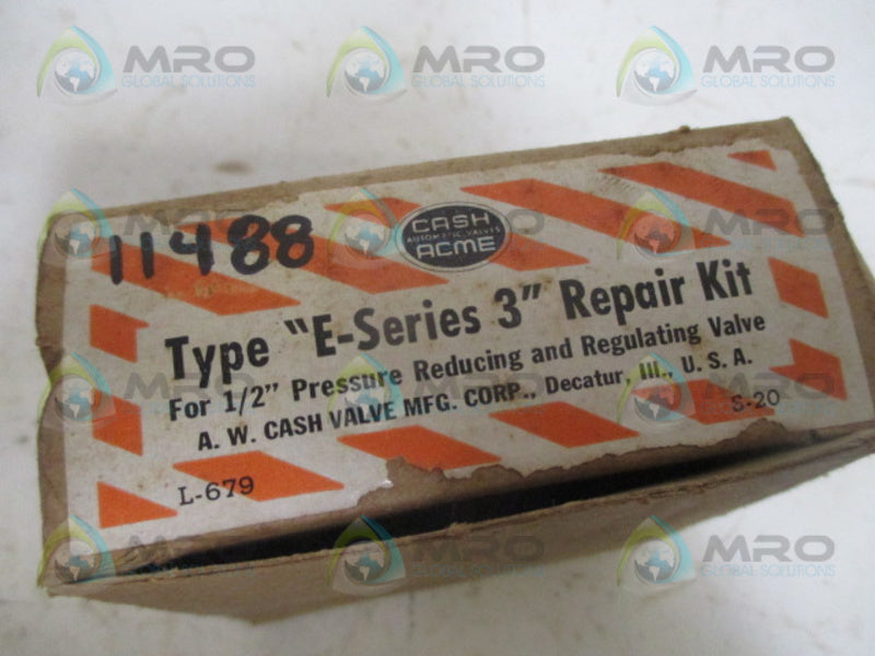 CASH AUTOMATIC VALVES ACME 11488 1/2" REPAIR KIT *NEW IN BOX*