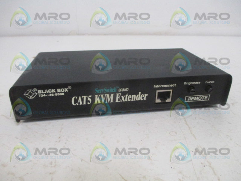 BLACK BOX ACU1001A(REMOTE) CAT5 KVM EXTENDER *USED*