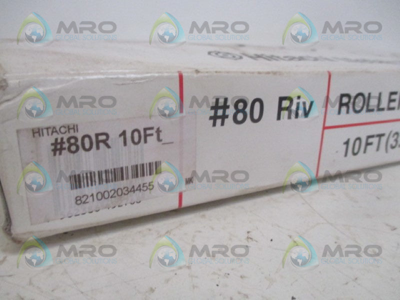 HITACHI #80R ROLLER CHAIN 10FT *NEW IN BOX*