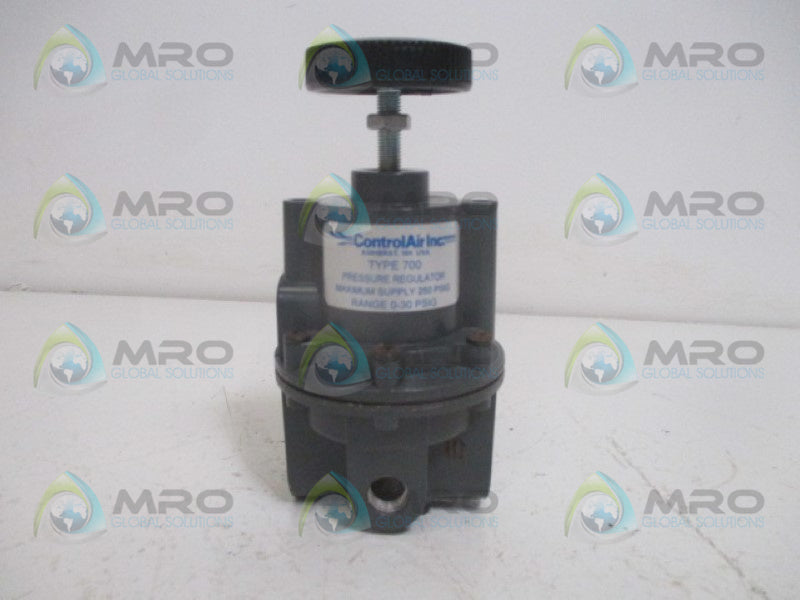 CONTROL AIR 700 PRESSURE REGULATOR 0-30PSIG *USED*