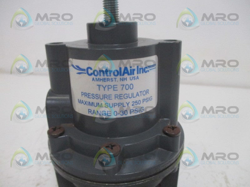CONTROL AIR 700 PRESSURE REGULATOR 0-30PSIG *USED*