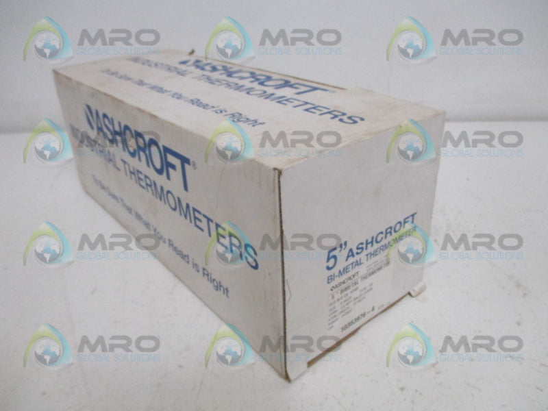 ASHCROFT 50EI60R120-0/250  BIMETAL THERMOMETER 5" NSMP