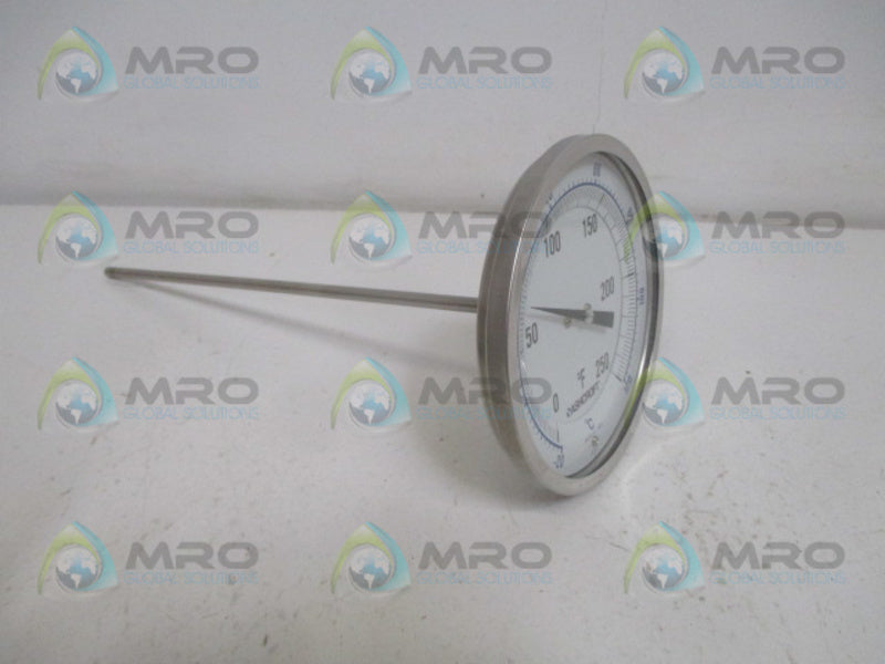 ASHCROFT 50EI60R120-0/250  BIMETAL THERMOMETER 5" NSMP