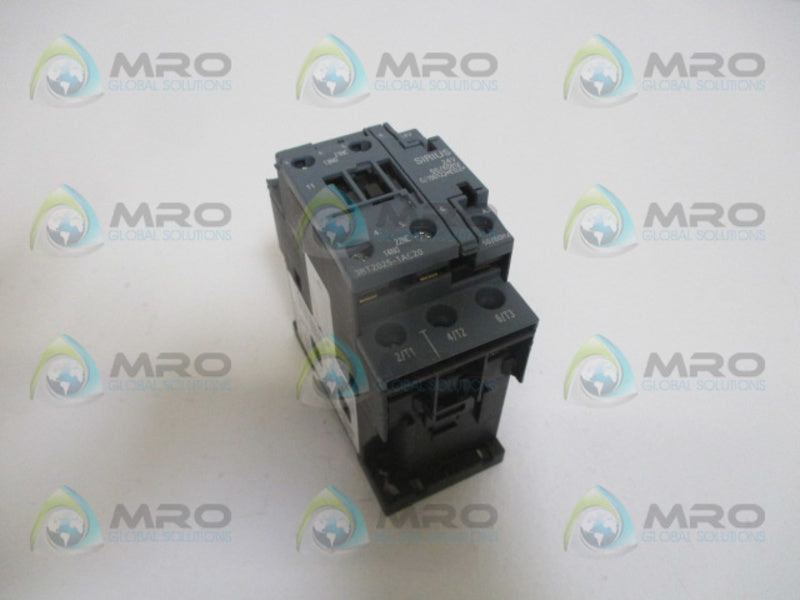 SIEMENS 3RT2025-1AC20 CONTACTOR (AS PICTURED) *USED*