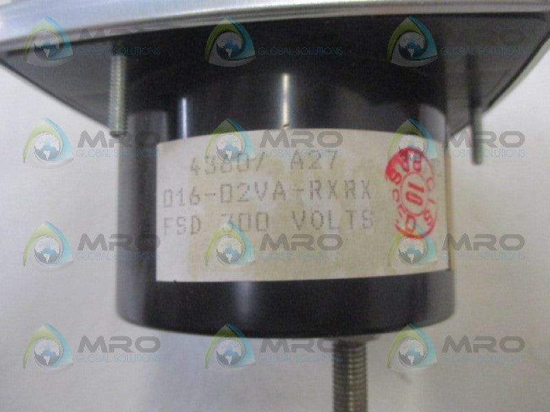 ICC 016-02VA-RXRX PANEL METER 0-300 VAC *NEW NO BOX*