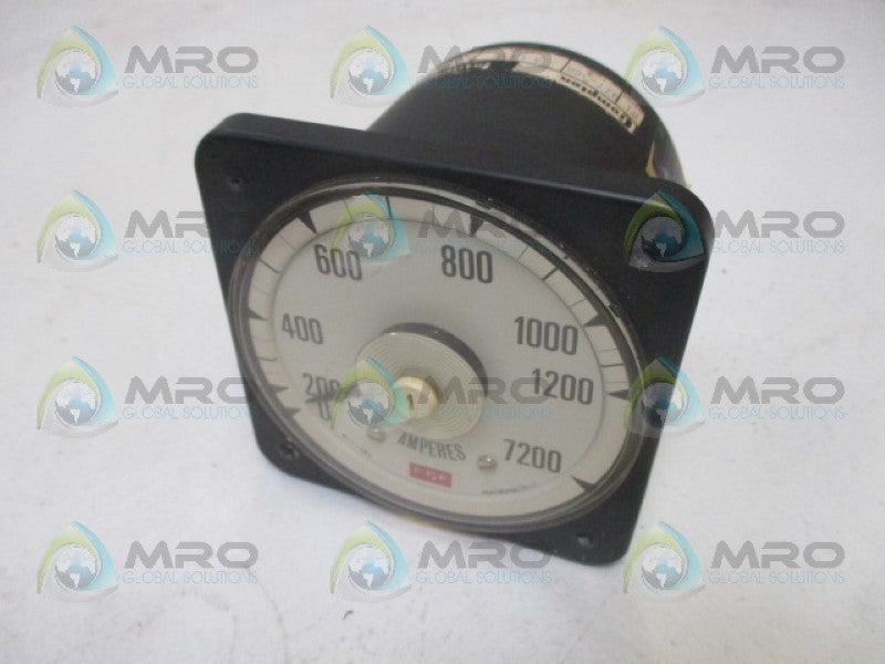 FPE 077-086A-LSXA PANEL METER 0-7200 ACA NSNP
