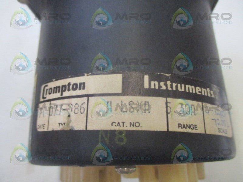 FPE 077-086A-LSXA PANEL METER 0-7200 ACA NSNP