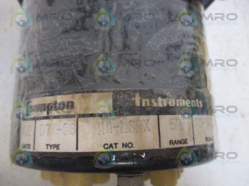 CROMPTON 077-08HA-LSRX PANEL METER 0-300 ACA *USED*