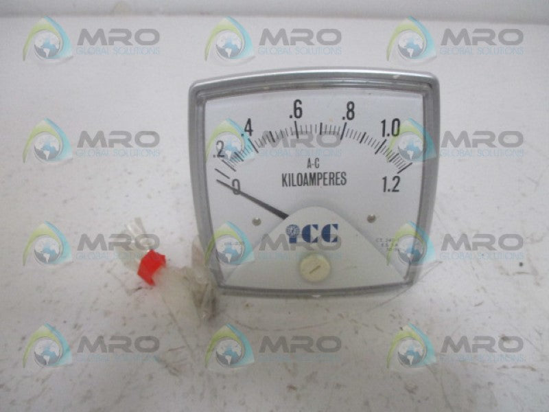 CROMPTON 016-02AA-LSSU PANEL METER 0-1.2 AC KA *NEW IN BOX*