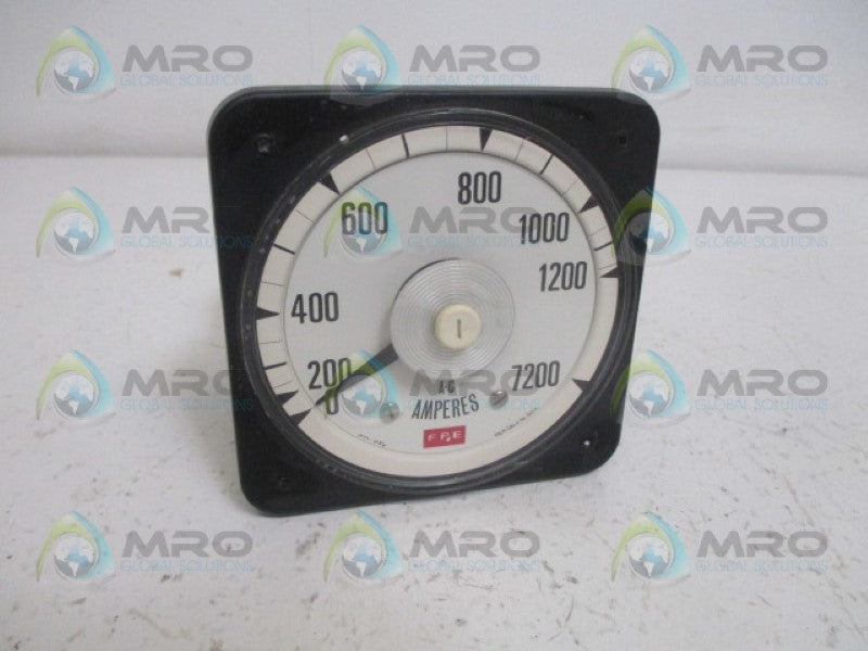 CROMPTON 077-086A-LSXA PANEL METER 0-7200 ACA *NEW IN BOX*