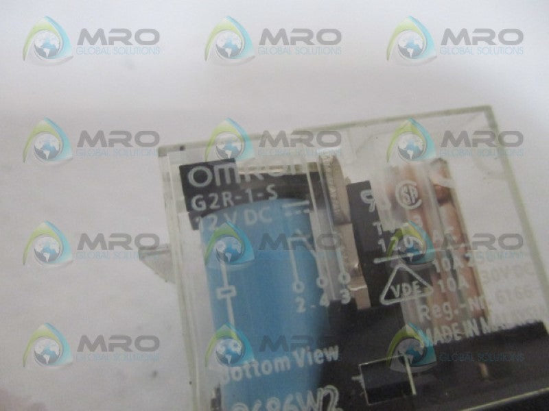 OMRON G2R-1-S-DC12 RELAY 12VDC *NEW NO BOX*