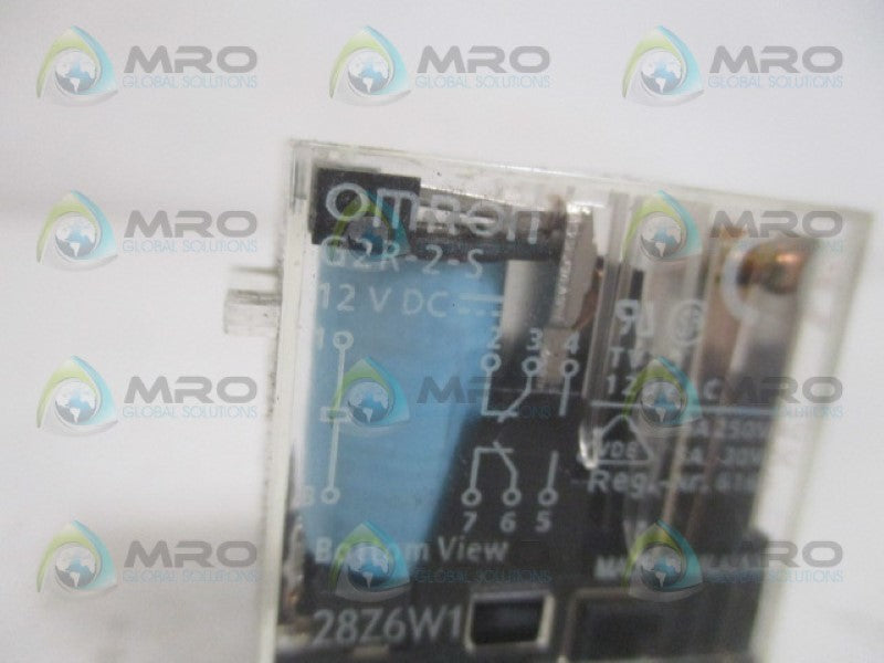 OMRON G2R-2-S-DC12 RELAY 12VDC *NEW NO BOX*