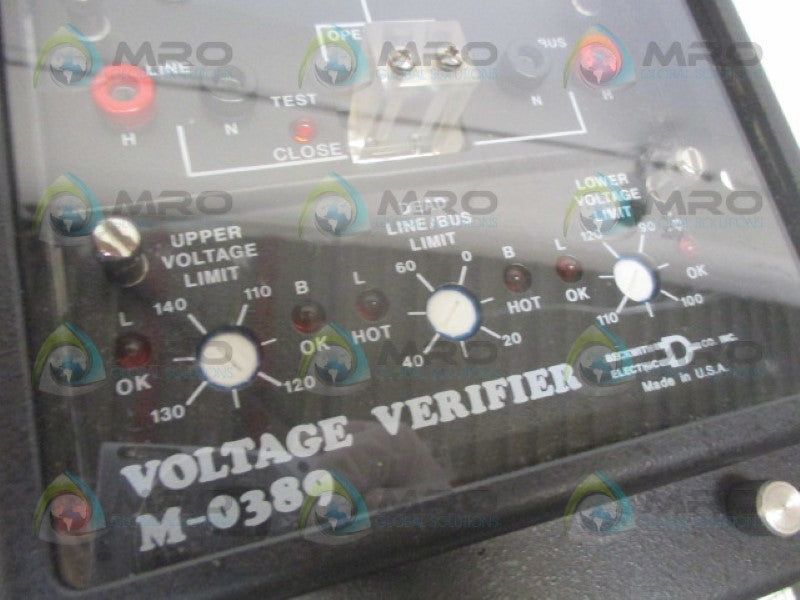 BECKWITH ELECTRIC M-0388 MOD347 SYNCROCLOSER CHECK RELAY *NEW NO BOX*