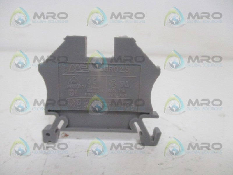 MORSETTITALIA EURO 2.5 GRAY TERMINAL BLOCK NSNP