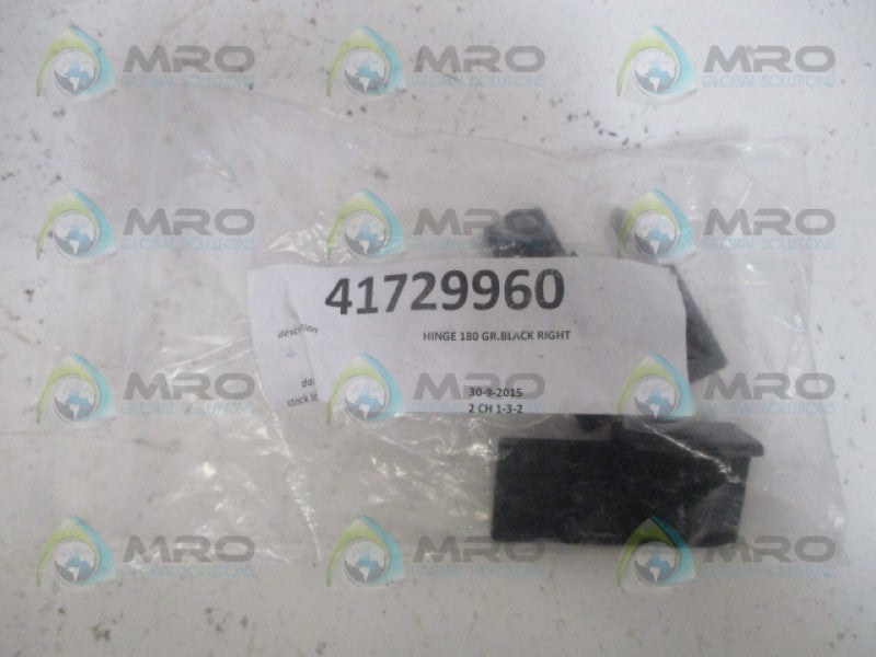 INDUSTRIAL MRO 41729960 BLACK RIGHT HINGE *NEW NO BOX*