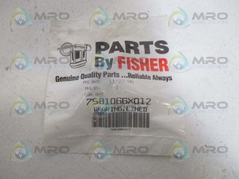 FISHER 75B1066X012 LINED BEARING *NEW IN FACTORY BAG*