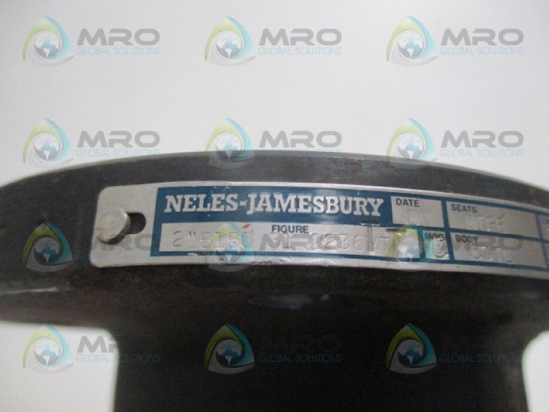 NELES-JAMESBURY 5150-31-2236MT VALVE 2" *NEW NO BOX*