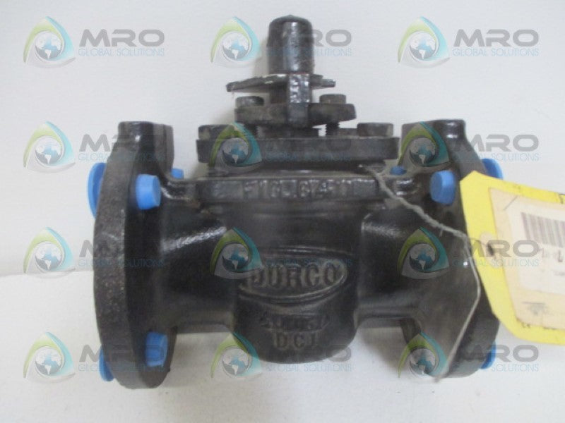 DURACO G411 PLUG VALVE 1-1/2" 150PSI  NSNP