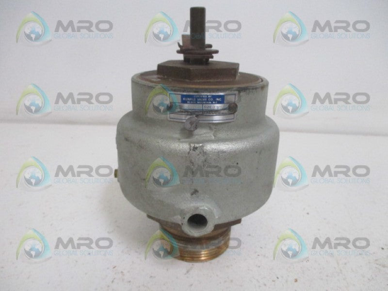 KNUCKLE 337-1 RELIEF VALVE 2-1/2" 12PSI *USED*