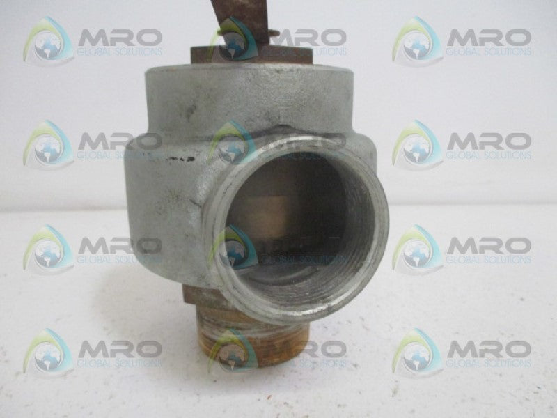 KNUCKLE 337-1 RELIEF VALVE 2-1/2" 12PSI *USED*