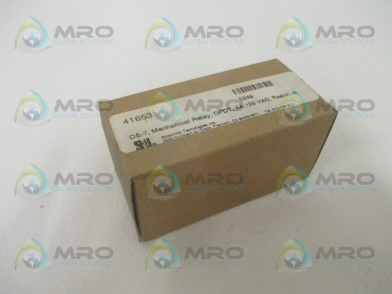 STI OS-7 41653 MECHANICAL RELAY *NEW IN BOX*