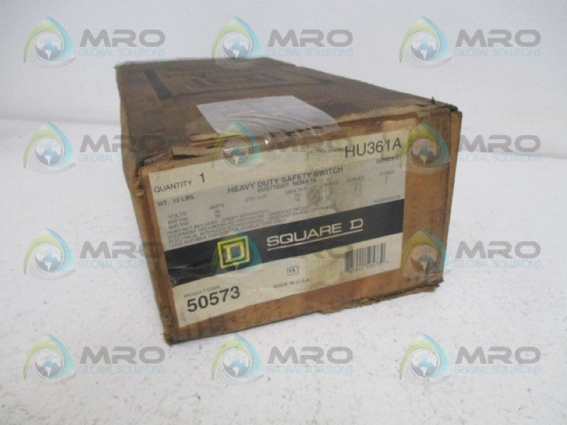 SQUARE D HU361A SAFETY SWITCH  *NEW IN BOX*