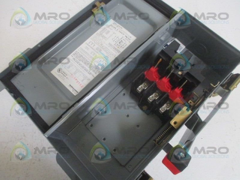 SQUARE D HU361A SAFETY SWITCH  *NEW IN BOX*
