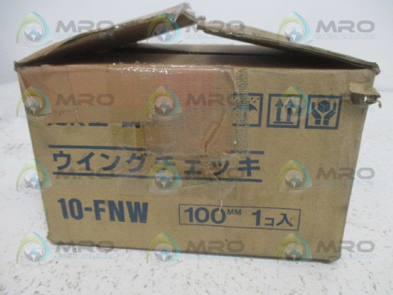 TOYO VALVE 10-FNW CAST IRON WING CHECK VALVE *NEW IN BOX*