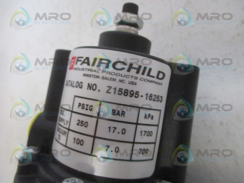 FAIRCHILD Z15895-16253 VACUUM REGULATOR 250PSIG  *NEW IN BOX*