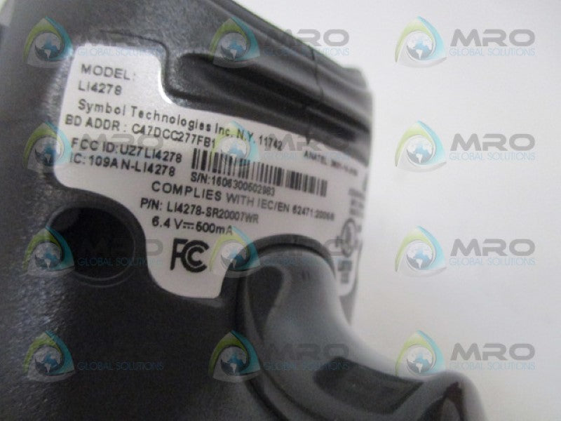SYMBOL LI4278-SR20007WR INPUT/OUTPUT UNIT/SCANNER *NEW IN BOX*