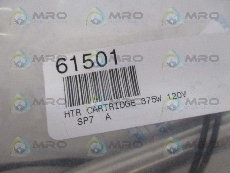 INDUSTRIAL MRO 61501 HEATER CARTRIDGE 373W 120V *NEW IN FACTORY BAG*