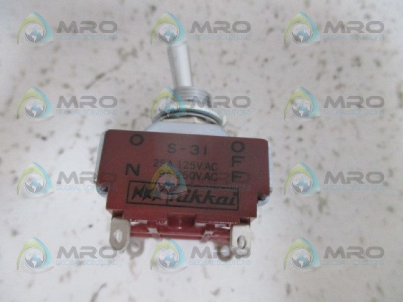NIKKAI S-31 TOGGLE SWITCH *NEW NO BOX*