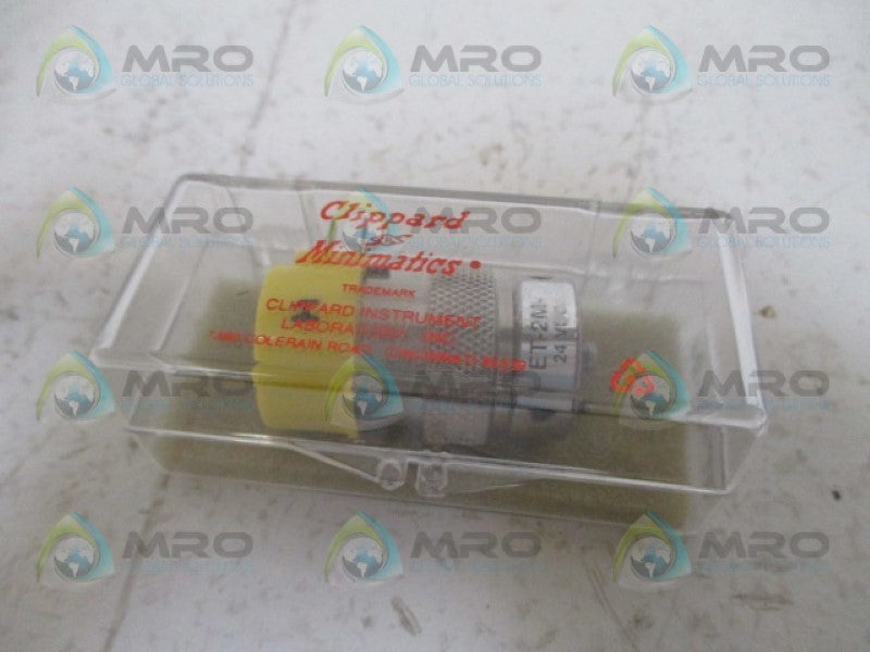 CLIPPARD ET-2M-24 2-WAY ELECTRIC VALVE *NEW IN ORIGINAL PACKAGE*