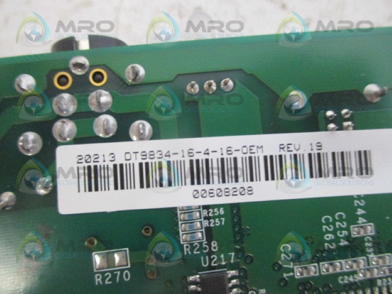 DATA TRANSLATION 20213 DT9834-16-4-16-OEM BOARD *NEW NO BOX*
