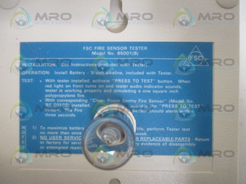 FSC 85001(B) FIRE SENSOR TESTER *USED*