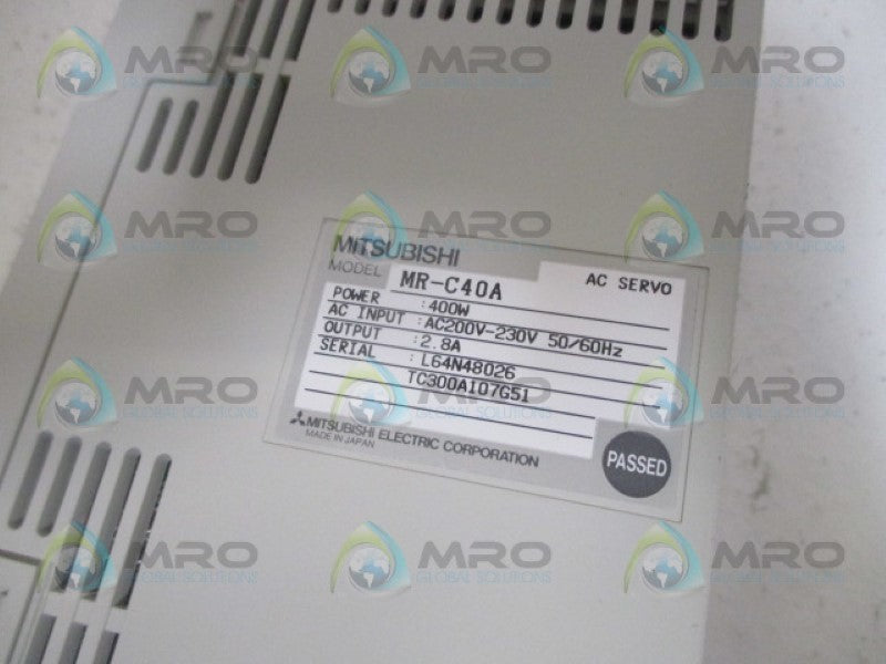 MITSUBISHI MR-C40A AC SERVO *NEW IN BOX*