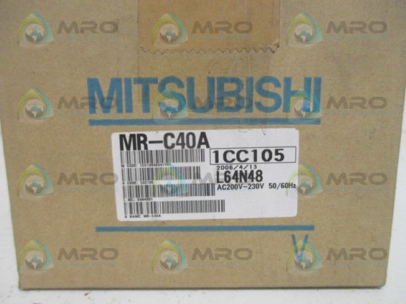 MITSUBISHI MR-C40A AC SERVO *NEW IN BOX*