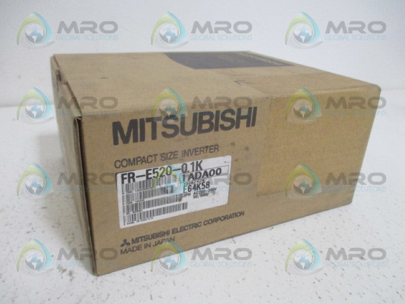 MITSUBISHI FR-E520-0.1K INVERTER 200-240V *NEW IN BOX*