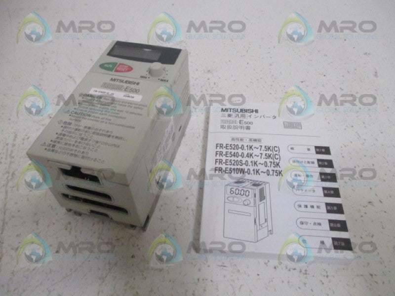 MITSUBISHI FR-E520-0.1K INVERTER 200-240V *NEW IN BOX*