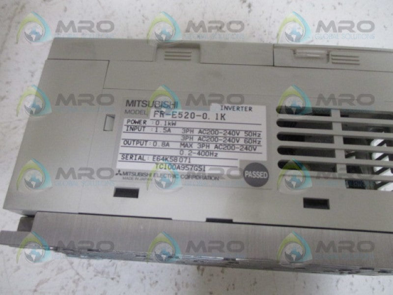 MITSUBISHI FR-E520-0.1K INVERTER 200-240V *NEW IN BOX*