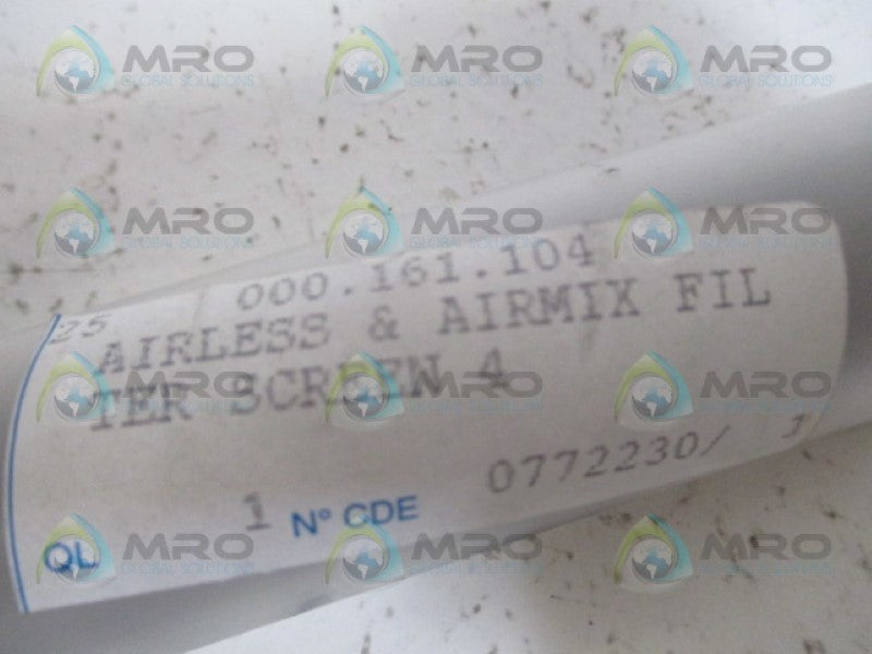 INDUSTRIAL MRO 000.161.104 AIRLESS/AIRMIX FILTER SCREEN * NEW ORIGINAL PACKAGE *